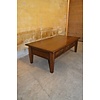 LoodsVol, Tweedehands Grote massief eiken salontafel met drie lades