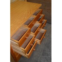 thumb-Grenen Lundia ladekast met 15 laden uit de jaren 60-6