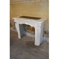 thumb-Decoratieve schouw van MDF met marmerlook afwerking-5