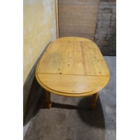 thumb-Massief grenen uitklapbare eettafel met 2 oren-5