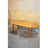 thumb-Massief grenen uitklapbare eettafel met 2 oren-7