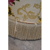 thumb-Vintage cocktail en naaikist stoeltje met satijnen bekleding, jaren 50-3