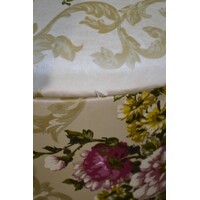 thumb-Vintage cocktail en naaikist stoeltje met satijnen bekleding, jaren 50-4