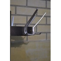 thumb-Aan Gispen toegeschreven kapstok met chromen stang en draaibare kroon-3