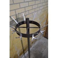 thumb-Aan Gispen toegeschreven kapstok met chromen stang en draaibare kroon-4