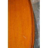 thumb-Klassieke grote ovale salontafel van mahonie-6