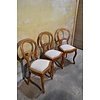 Antieke Willem III stoelen set van 3