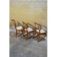 thumb-Antieke Hollandse stoelen in Willem III stijl ca. 1870 – Set van 3-6