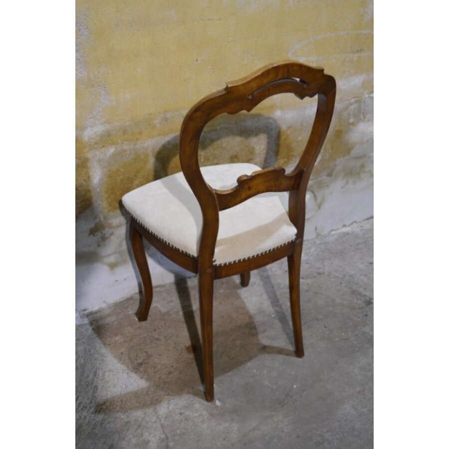 Antieke Hollandse stoel in Willem III stijl ca. 1870-5