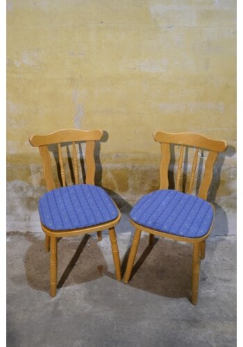 Beukenhouten caféstoelen set van 2 
