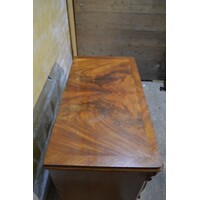 thumb-Antieke commode ca 1880 met drie laden en gefineerd.-8