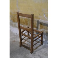 thumb-Antiek houten kinderstoeltje van massief beukenhout – circa 1920-6