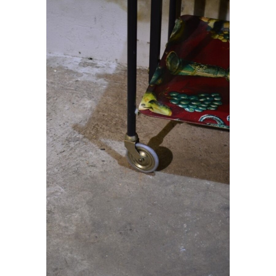 Vintage Dinett serveerwagen met inklapmechanisme – Duitsland-6