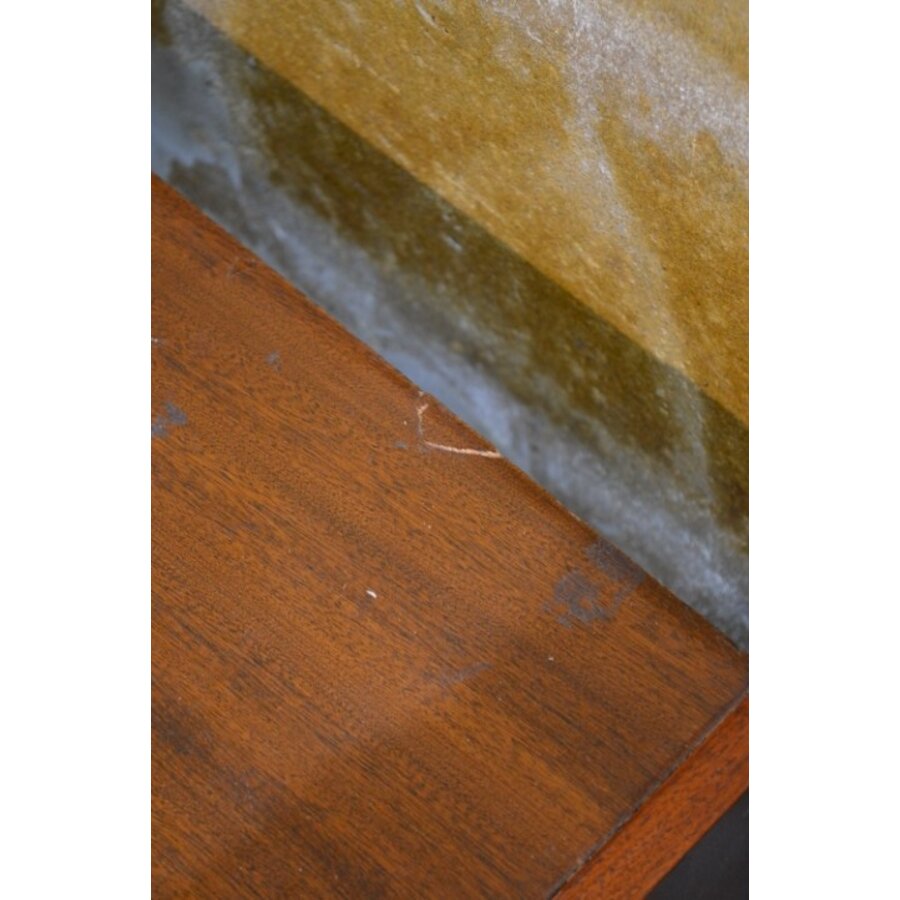 Vintage Engels lowboard op Queen Ann-pootjes – jaren 70-5