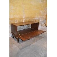 thumb-Vintage Engels lowboard op Queen Ann-pootjes – jaren 70-6