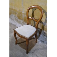 thumb-Engelse stoel met medaillonrugleuning circa 1880 – Vintage design-2