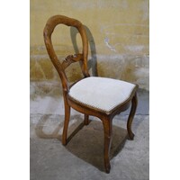 thumb-Engelse stoel met medaillonrugleuning circa 1880 – Vintage design-4