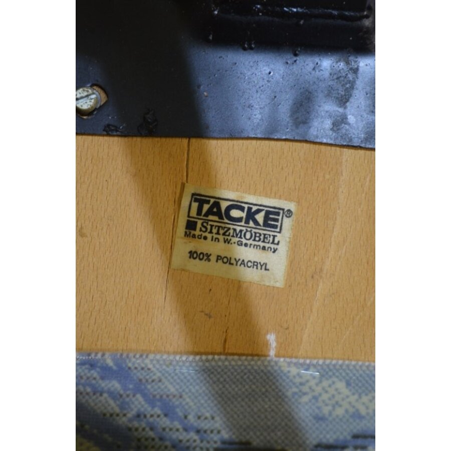 Set van vier vintage draaistoelen van Tacke Zitsmöbel, jaren 70-2