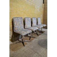 thumb-Set van vier vintage draaistoelen van Tacke Zitsmöbel, jaren 70-5