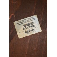 thumb-Vintage Deense draaifauteuil met buisframe en bordeaurood leer, circa 1960-10