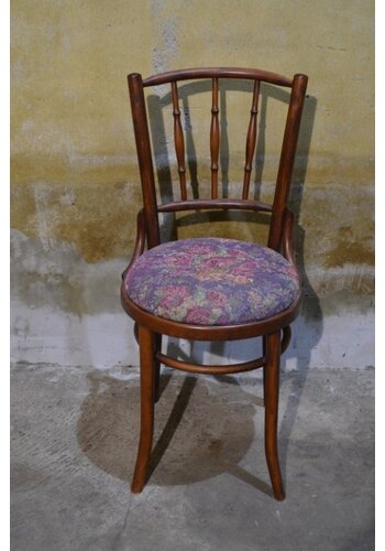 Vintage beukenhouten Thonet stijl stoel 