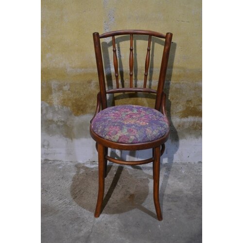 Vintage beukenhouten Thonet stijl stoel 