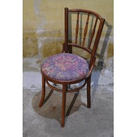 thumb-Art Nouveau bistrostoel van beukenhout in Thonet stijl jaren 50-60-3