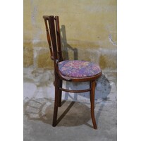 thumb-Art Nouveau bistrostoel van beukenhout in Thonet stijl jaren 50-60-6