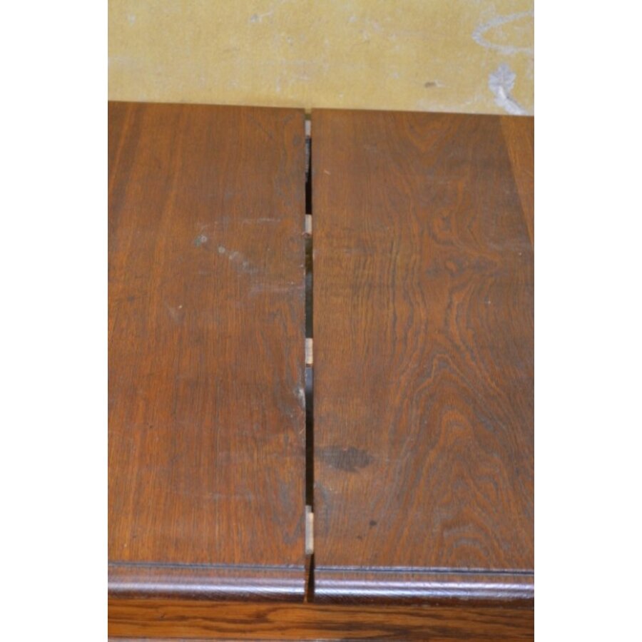 Antieke eiken uitschuiftafel – Waarschijnlijk Elzas-8