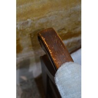 thumb-Eiken armstoelen met blauwe stofVintage eiken armstoelen – Blauwe kussens-6