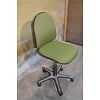 LoodsVol, Tweedehands Vintage bureaustoel met groene skai bekleding uit de jaren 60
