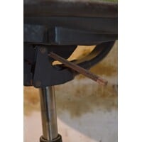 thumb-Vintage bureaustoel met groene skai bekleding uit de jaren 60-5