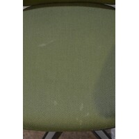 thumb-Vintage bureaustoel met groene skai bekleding uit de jaren 60-8