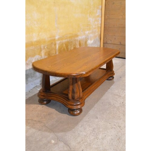 Massief eiken salontafel 