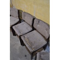 thumb-Set van 4 retro mid-century Scandinavische keukenstoelen jaren 60-4