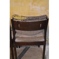 thumb-Set van 4 retro mid-century Scandinavische keukenstoelen jaren 60-8