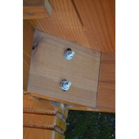 thumb-Grenen eettafel met lade en demontabele poten-9