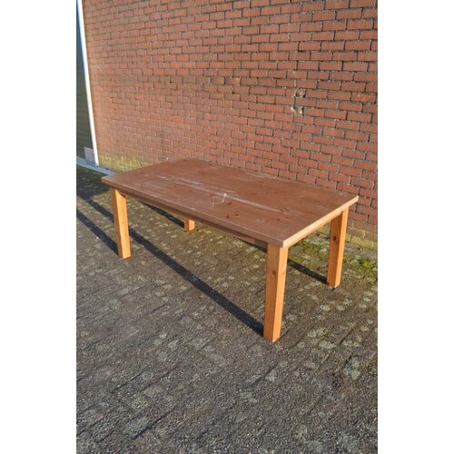 Grenen eettafel opknap 