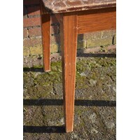 thumb-Antiek grenen bijzettafeltje met geleefde uitstraling-2