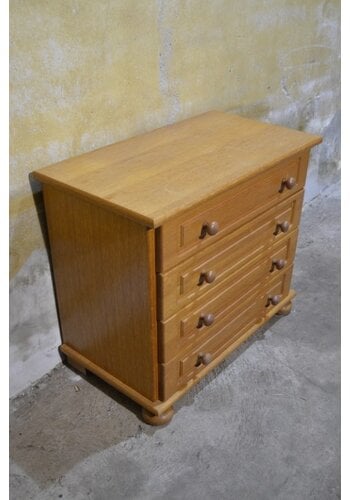 Blank eiken ladenkastje 