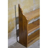 thumb-Landelijk schappenkastje van eikenhout – Retro wandplank begin 20e eeuw-2
