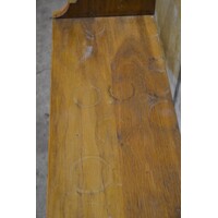 thumb-Landelijk schappenkastje van eikenhout – Retro wandplank begin 20e eeuw-6