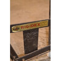 thumb-Vintage Frans metalen rek voor aardappel, groente en fruit-7