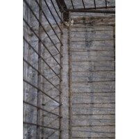 thumb-Vintage Frans metalen rek voor aardappel, groente en fruit-9