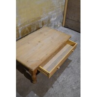thumb-Grenen salontafel met lade en gedraaide poten-4