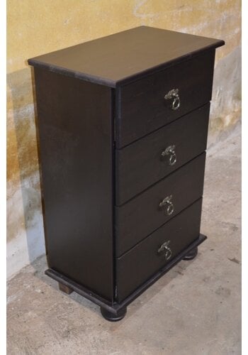 Ladenkast zwart bruin 