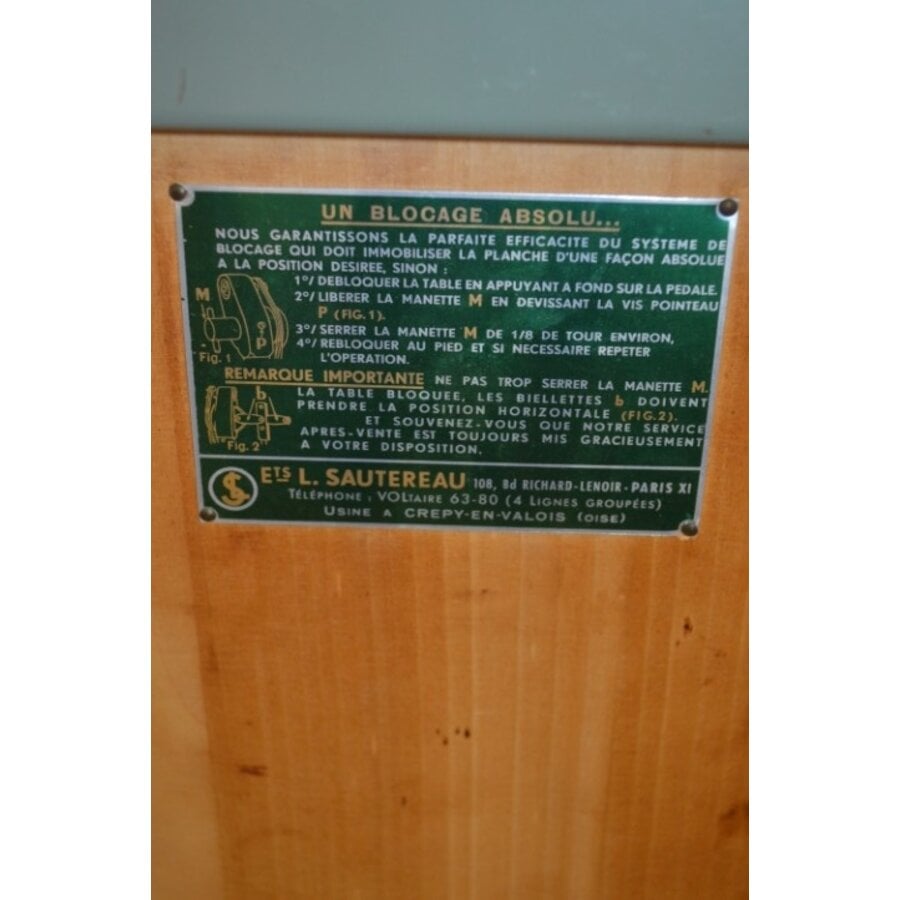 Franse tekentafel met contragewicht van Unic Studios Parijs-6