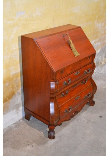 Barok klep secretaire 