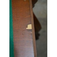 thumb-Barok klepsecretaire met groen leren schrijfblad en laden-3