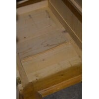 thumb-Massief grenen bureau met laden en zijkasten circa 1910-5